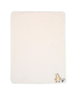 Baby Disney Storytime Pooh Ultra Soft Fleece Blanket - Cream