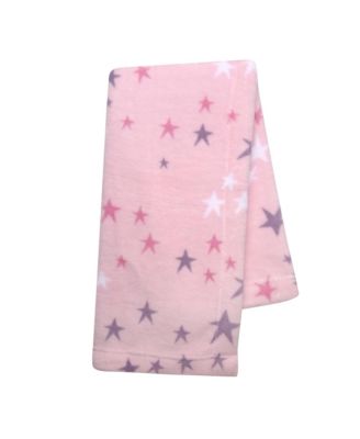 Bedtime Originals Rainbow Unicorn Pink Purple White Stars Fleece Baby Blanket Macy s