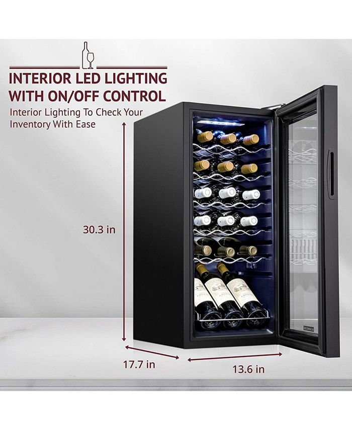 Schmécké Wine Fridge, 18 Bottle Wine Cooler, freestanding Macy's