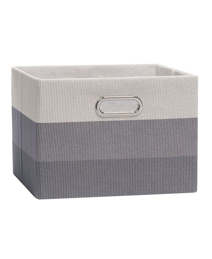 Lambs & Ivy Gray Ombre Foldable/Collapsible Storage Bin/Basket Macy's