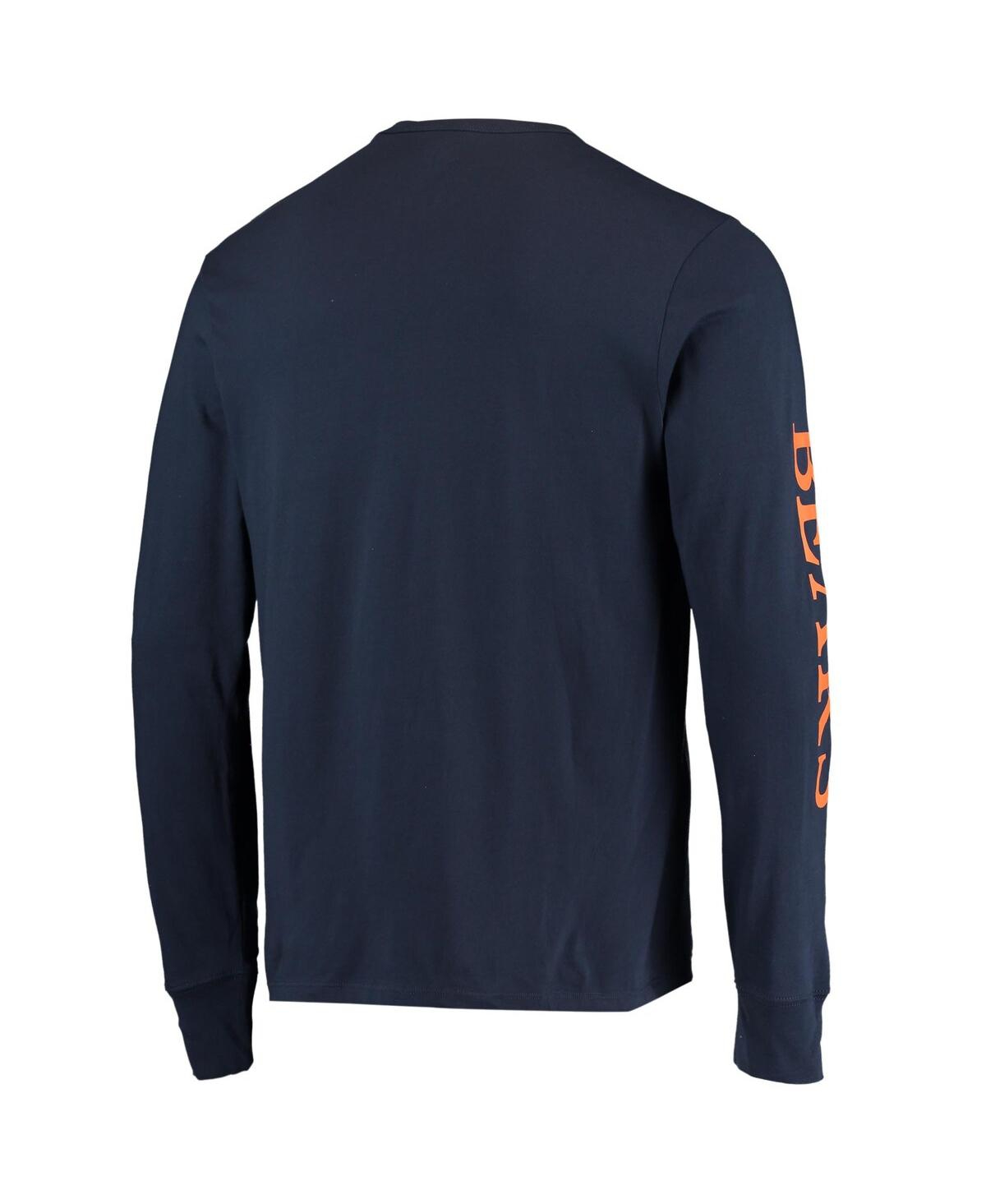 Men's '47 BrandChicago Bears Franklin Long Sleeve T-shirt - Navy