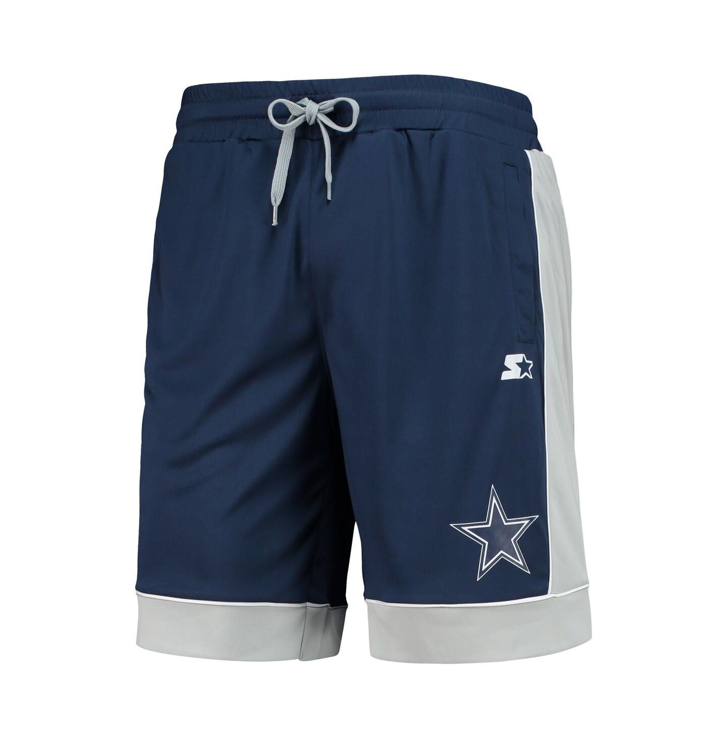Мужские шорты G-III Sports by Carl Banks Navy, Gray Dallas Cowboys Fan Favorite Fashion — фото 3