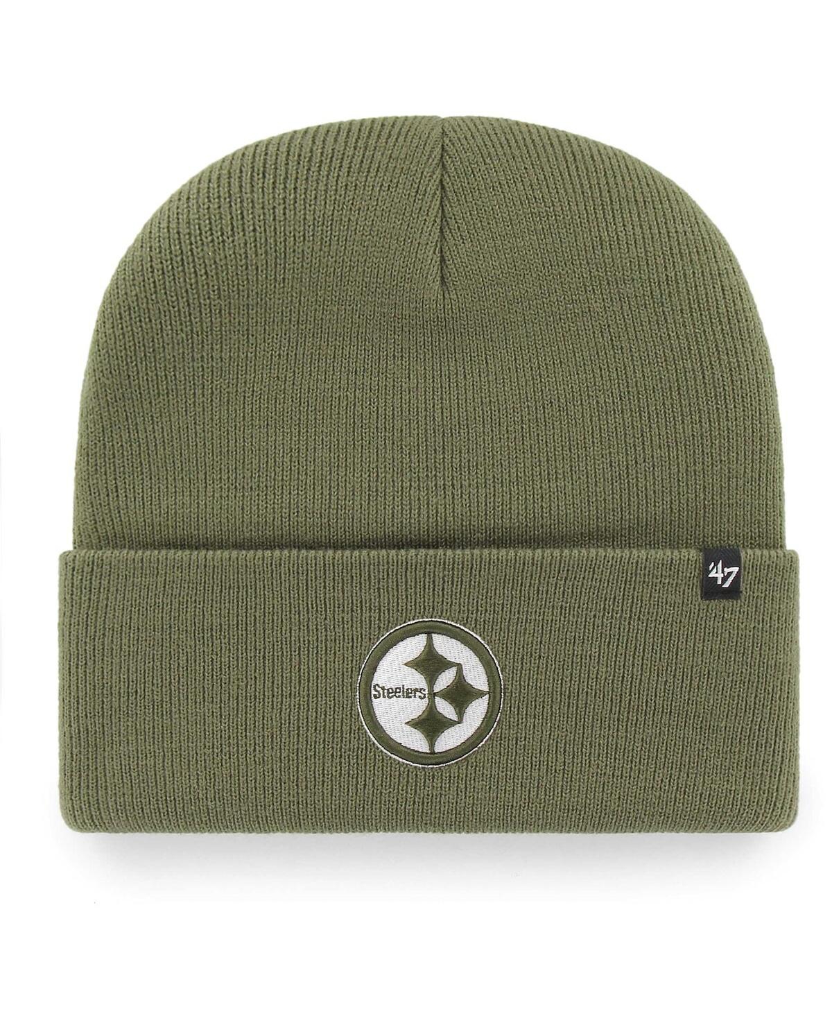 47 Brand Women's ' Green Pittsburgh Steelers Haymaker Cuffed Knit Hat