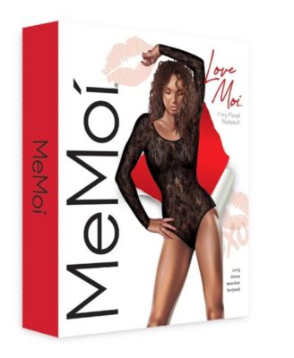 Women's Flirty Floral Long Sleeve Seamless Bodysuit