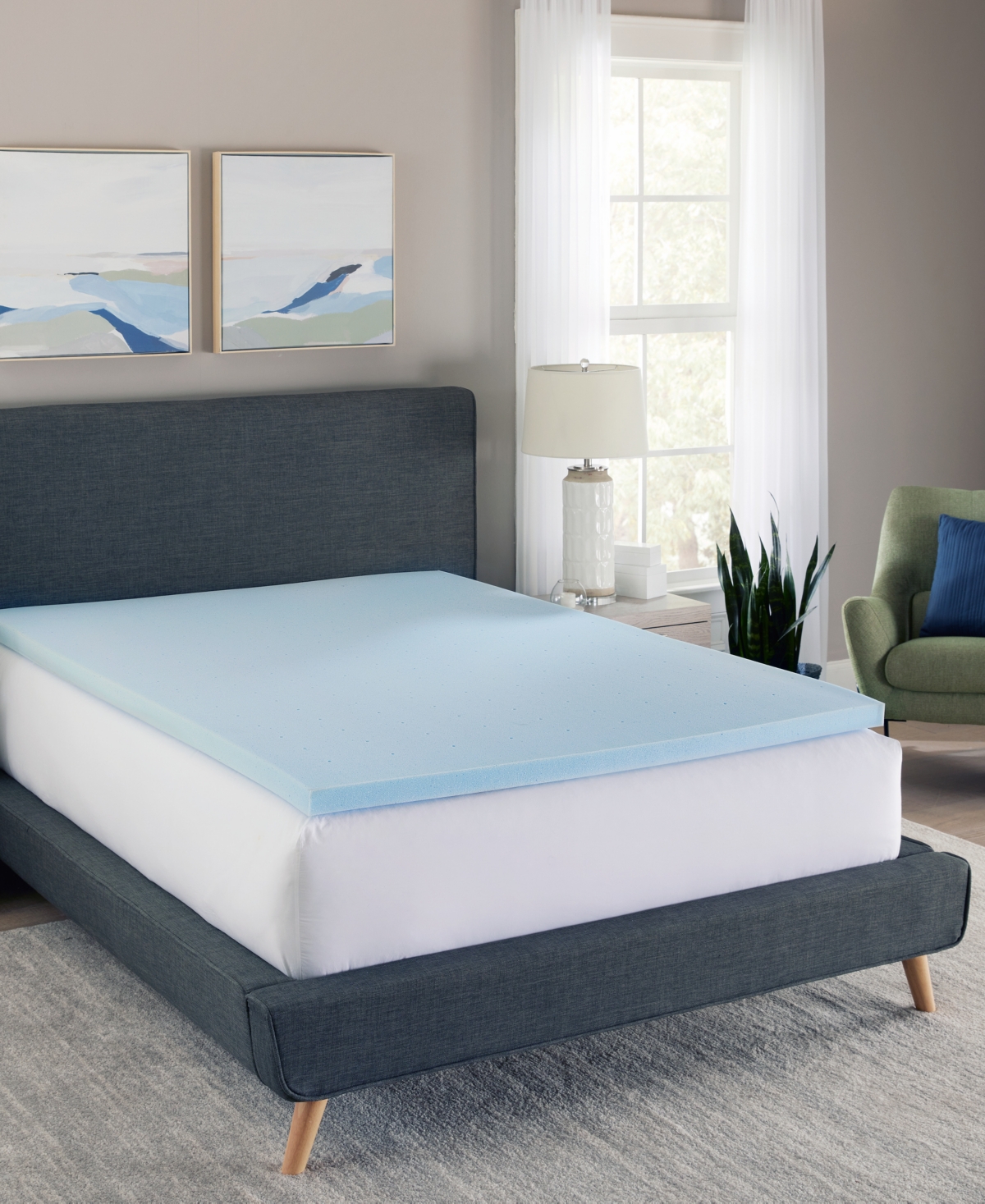 Closeout! ProSleep Gel-Infused 2" Memory Foam Mattress Topper