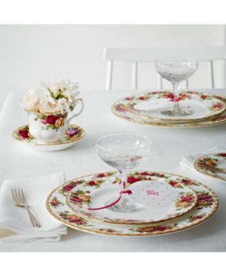 Old Country Roses Dinner Plate Set/4