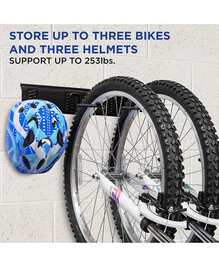 Raxgo Garage Bike Rack Wall Mount Bicycle Storage Hanger with 3 Hooks Macy's