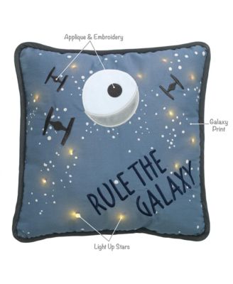Star Wars Signature Galaxy LED Light-Up Decorative Throw Pillow