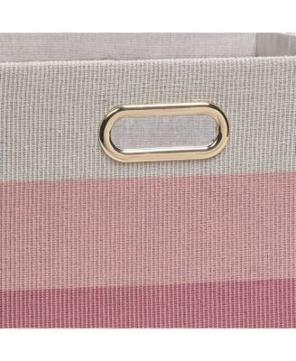 Pink Ombre Foldable/Collapsible Storage Bin/Basket