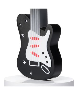 Rock Star Guitar Lamp with White Musical Notes Shade & Bulb