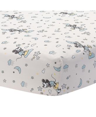 Lambs & Ivy Disney Baby Moonlight Mickey Mouse Fitted Crib Sheet ...