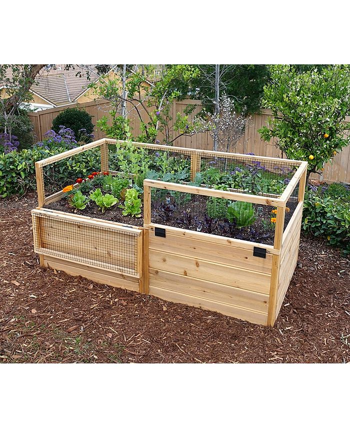 Jumbl Raised Garden Bed, Elevated Herb Planter for Growing Fresh Herbs