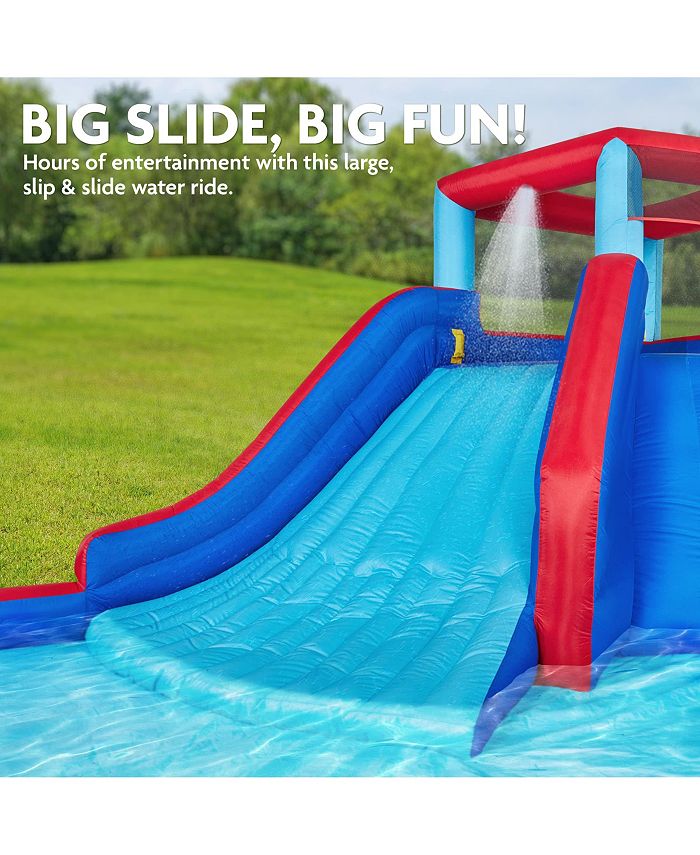 Sunny & Fun Inflatable Water Slide & Blow up Pool, Kids Water Park Macy's