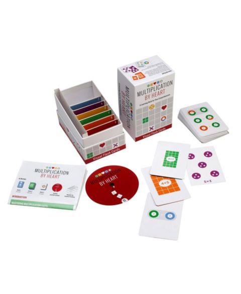 Детская карточная игра Math 4 Love Multiplication by Heart Visual Card Game, от 8 лет
