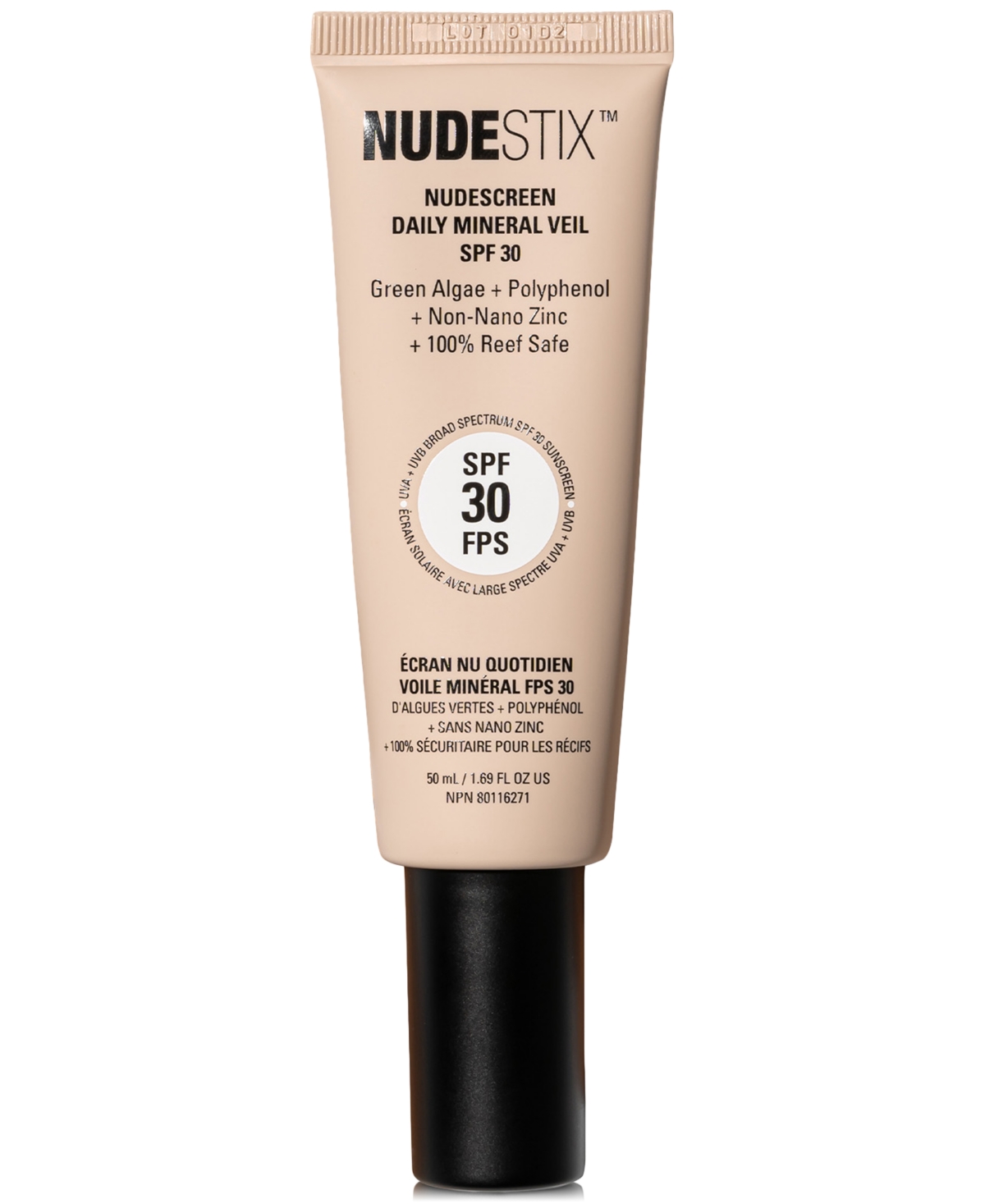 Nudestix Nudescreen Daily Mineral Veil Spf 30, 1.69 Oz. In Nude - (natural Light Tint)