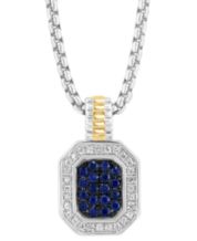 Mens sapphire necklace hotsell