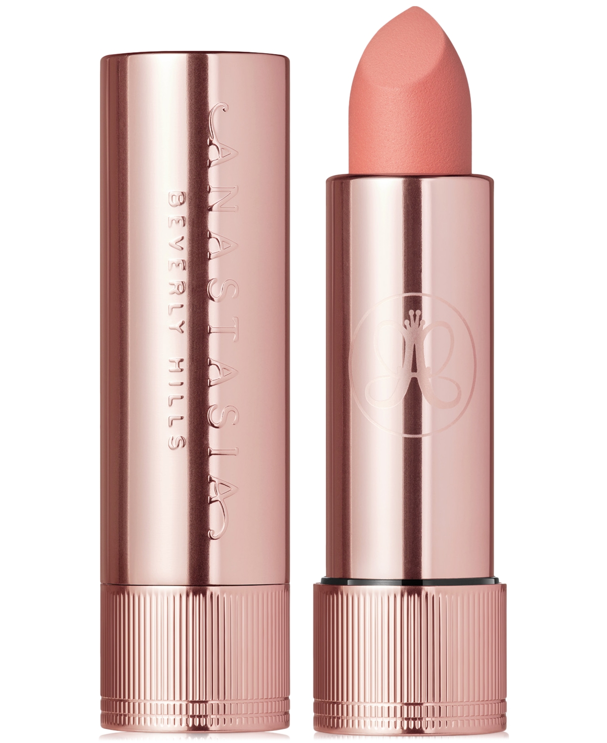 Shop Anastasia Beverly Hills Matte & Satin Velvet Lipstick In Hush Pink