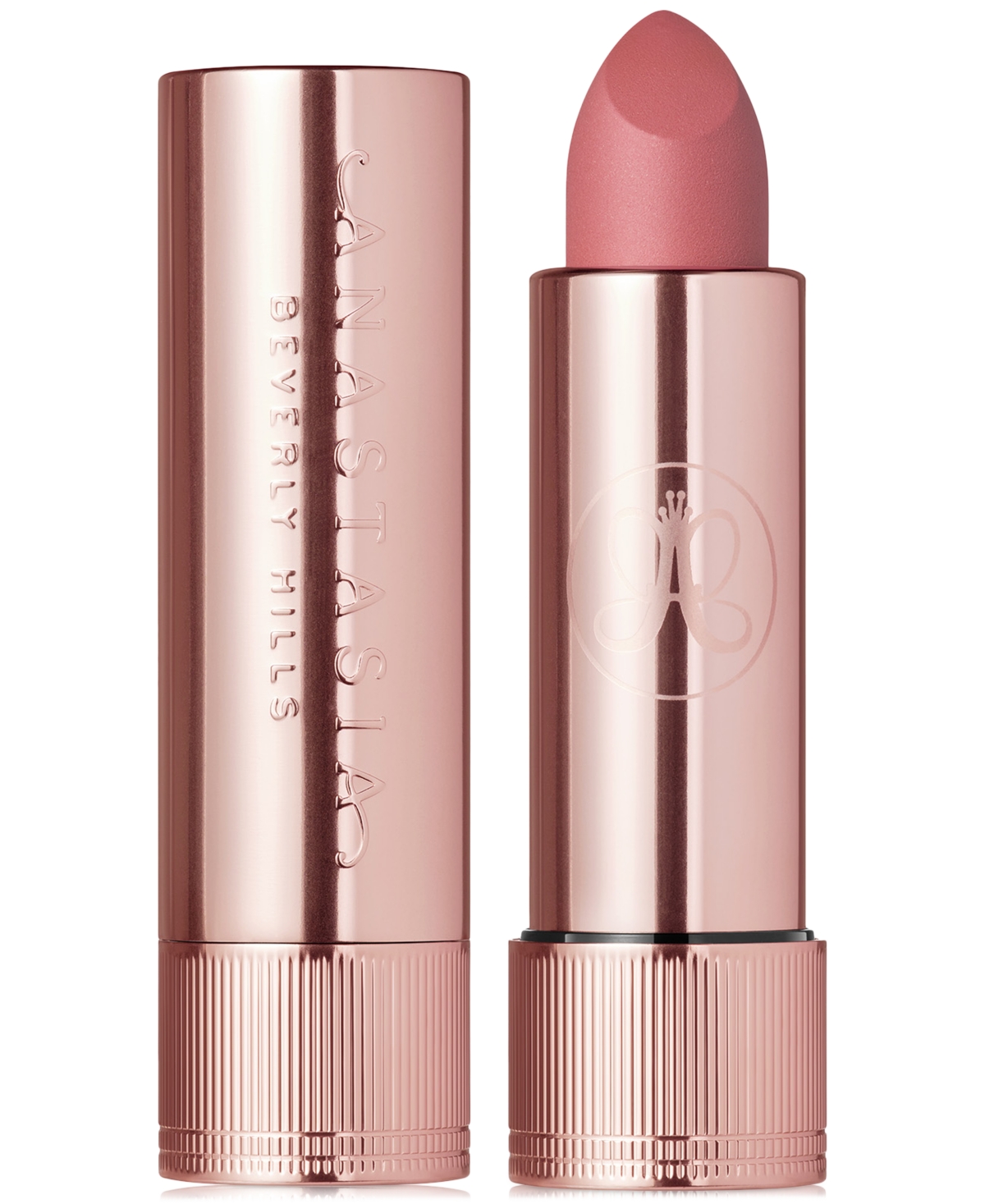 Anastasia Beverly Hills Matte & Satin Velvet Lipstick In Hush Pink