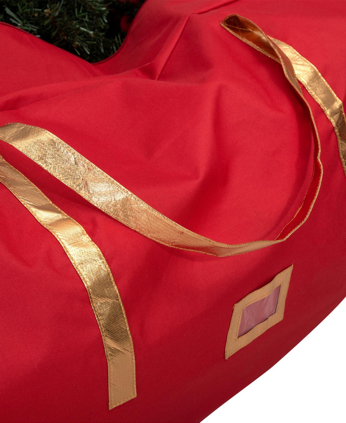 Shop Simplify Heavy Duty Holiday Decor Storage Bag In Red