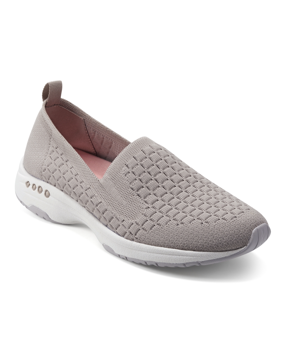 Easy Spirit Women's Tech Round Toe Casual Slip-on Flats In Taupe