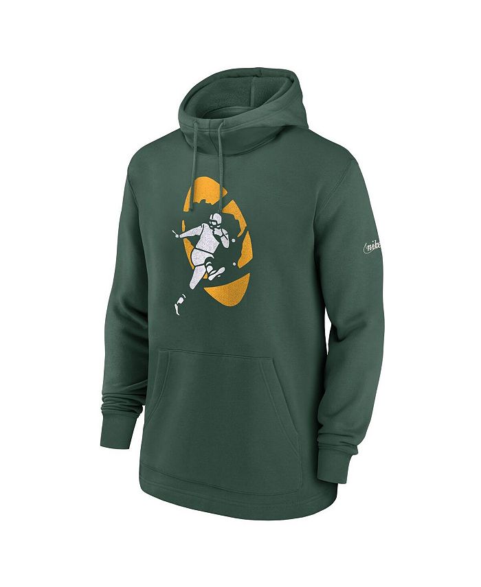 Nike Men's Green Green Bay Packers Classic Pullover Hoodie - Macy's