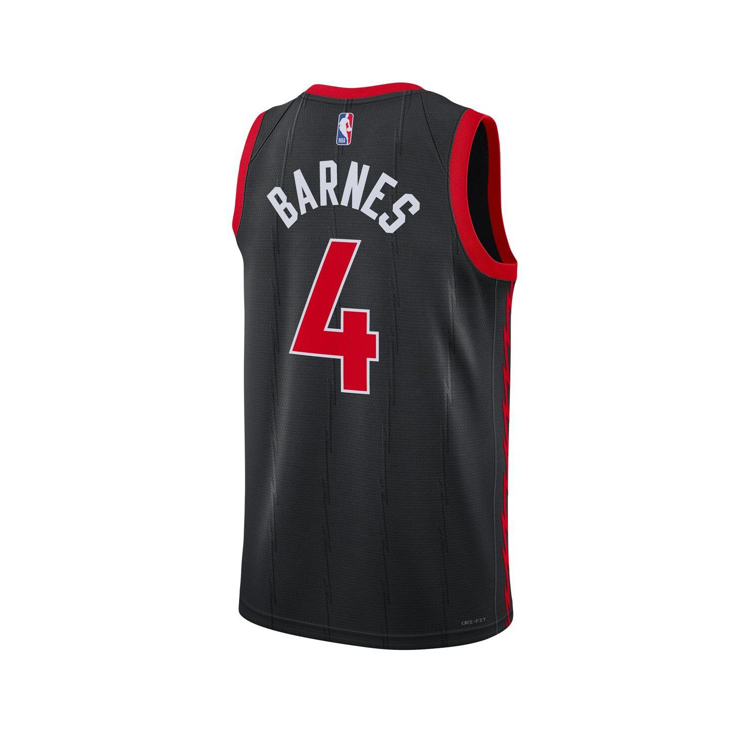 Men's Scottie Barnes Black Toronto Raptors Replica Swingman Jersey - Statement Edition