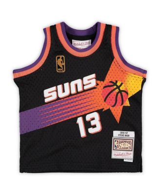 Infant Boys and Girls Steve Nash Black Phoenix Suns 1996/97 Hardwood Classics Retired Player Jersey