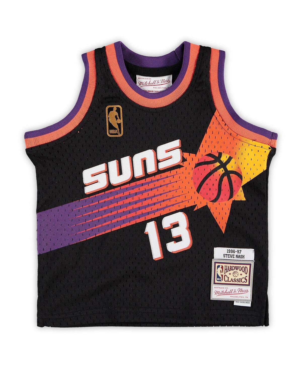 Infant Boys and Girls Mitchell & Ness Steve NashPhoenix Suns 1996/97 Hardwood Classics Retired Player Jersey - Black