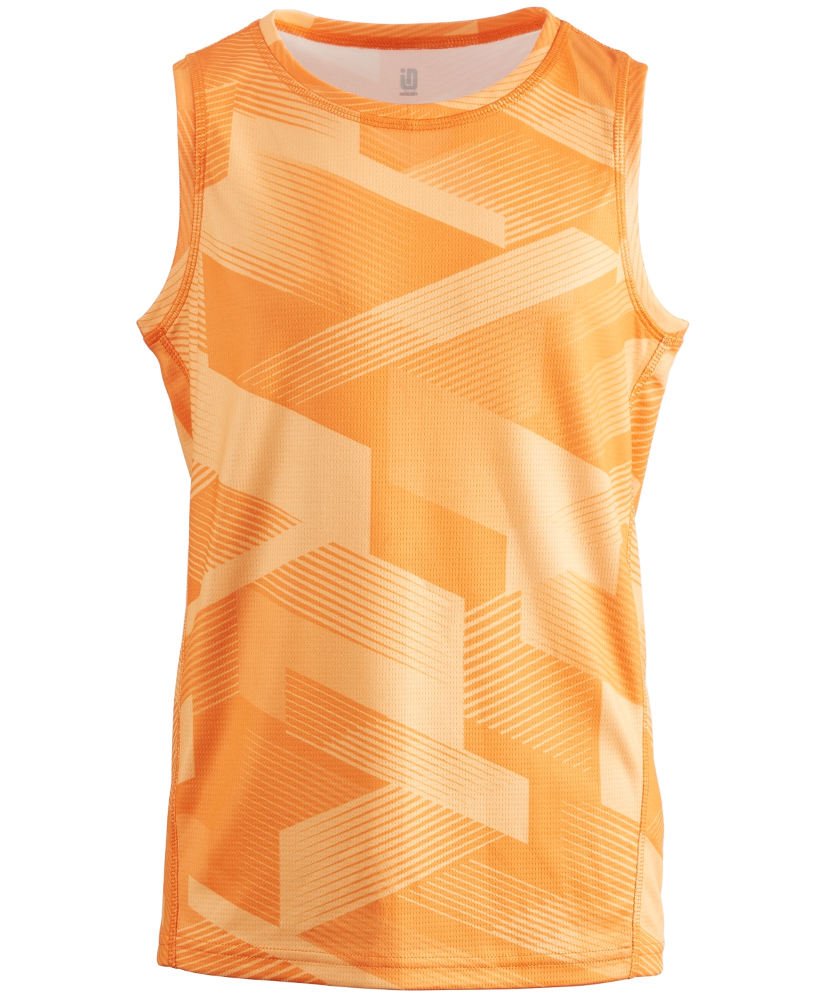 Id Ideology Big Boys Graphic Crush Tank, Created For Macy's In Energized Orng