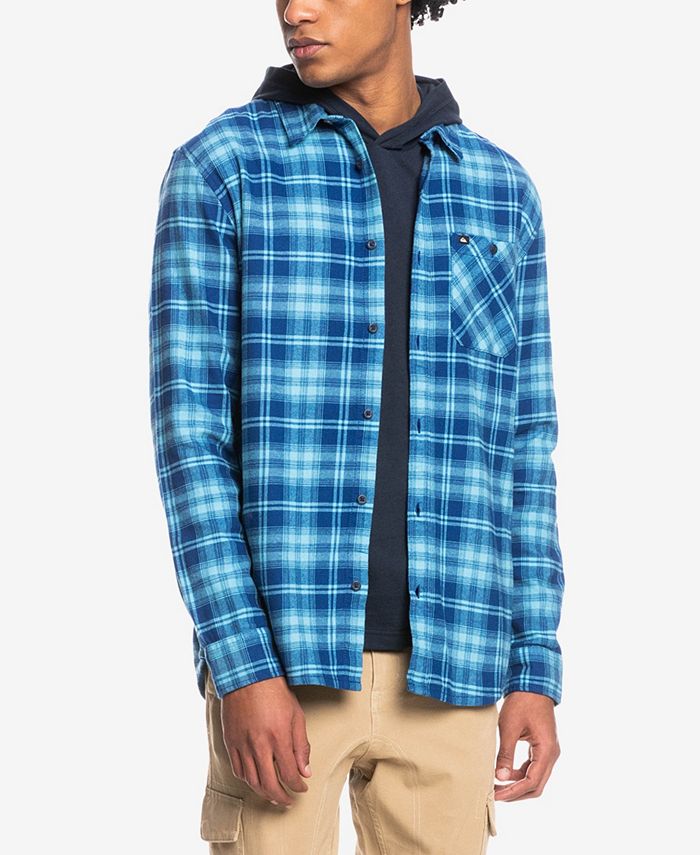 Quiksilver Men's Hatton Long Sleeves Flannel Shirt & Reviews Casual