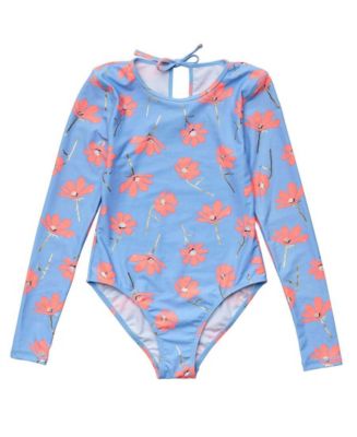 Snapper Rock Big Girls Toddler|Child Beach Bloom Keyhole Surf Suit - Macy's