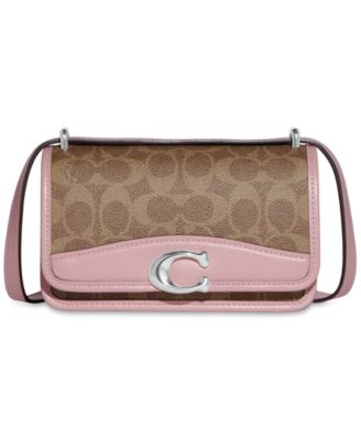 COACH - Colorblock Signature Coated Canvas with Bunny Charm Bandit Crossbody