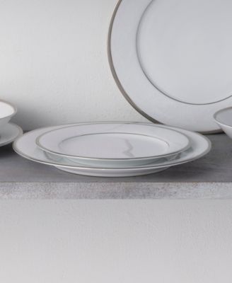 Regina Platinum Set of 4 Salad Plates, 8.25"
