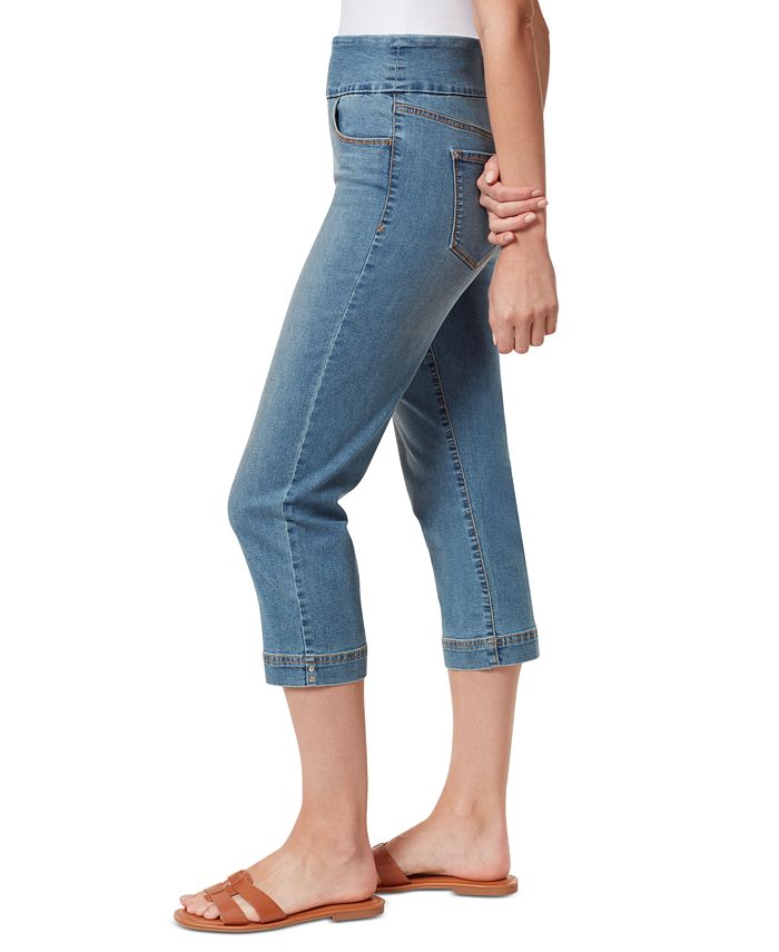 Gloria Vanderbilt Amanda PullOn Capri Jeans Macy's