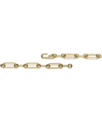 Radiant 14K Gold-Plated Link Chain Bracelet