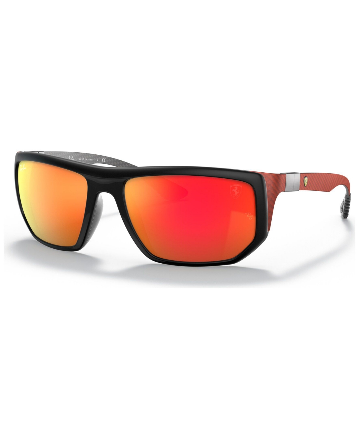 Ray Ban Ray-ban Rb8361m Scuderia Ferrari Collection 60 Unisex Sunglasses In Black 2