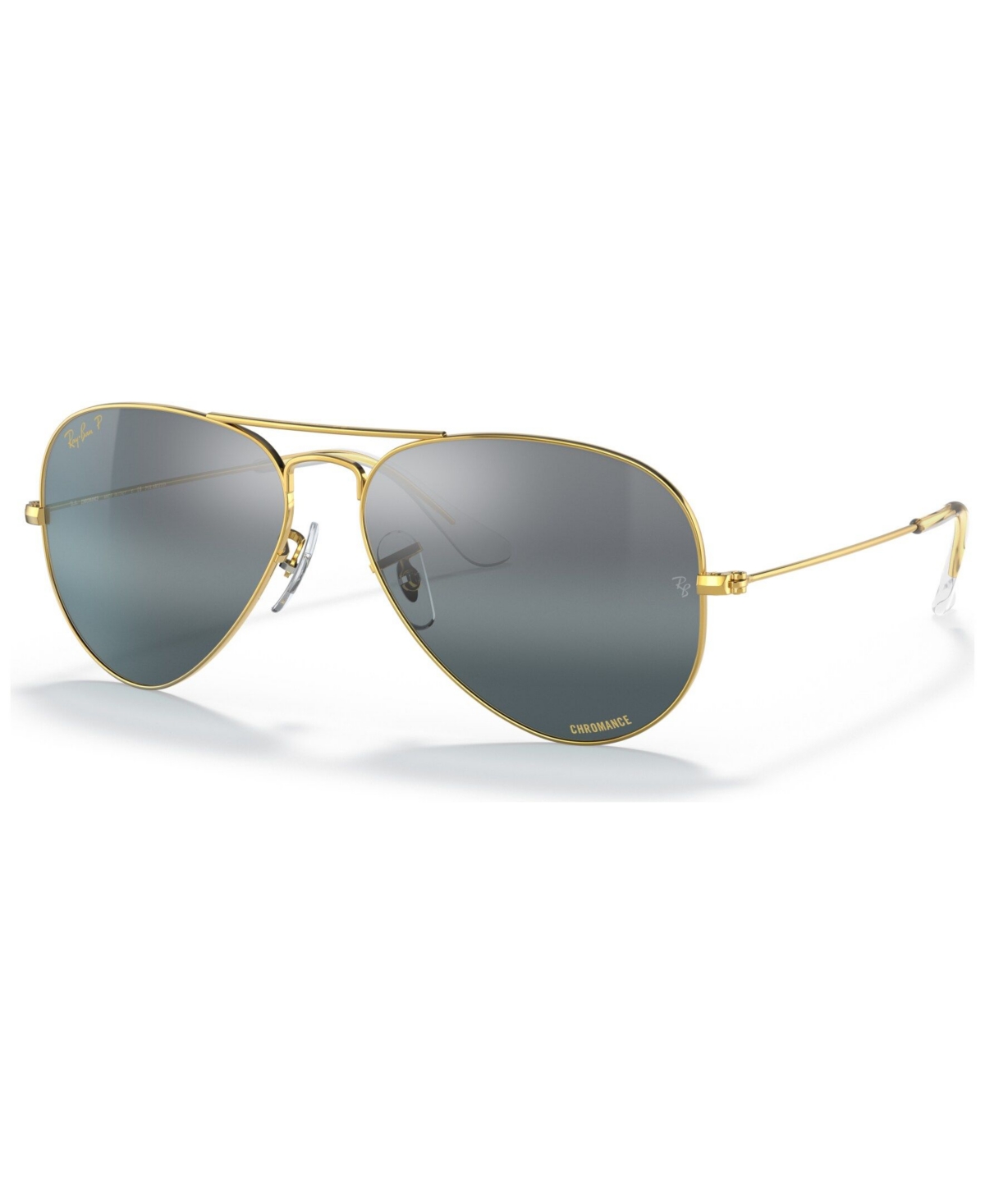Ray Ban Unisex Polarized Sunglasses, Rb3025 Aviator Large Metal In Legend Gold-tone 1