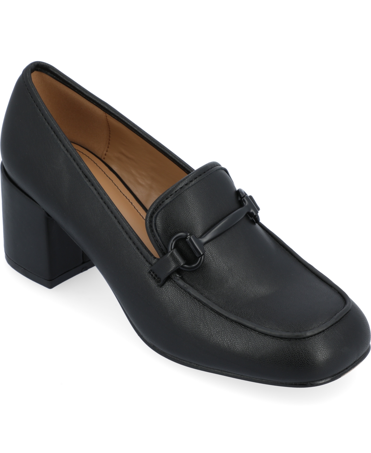 Shop Journee Collection Women's Nysaa Slip-on Loafers In Black