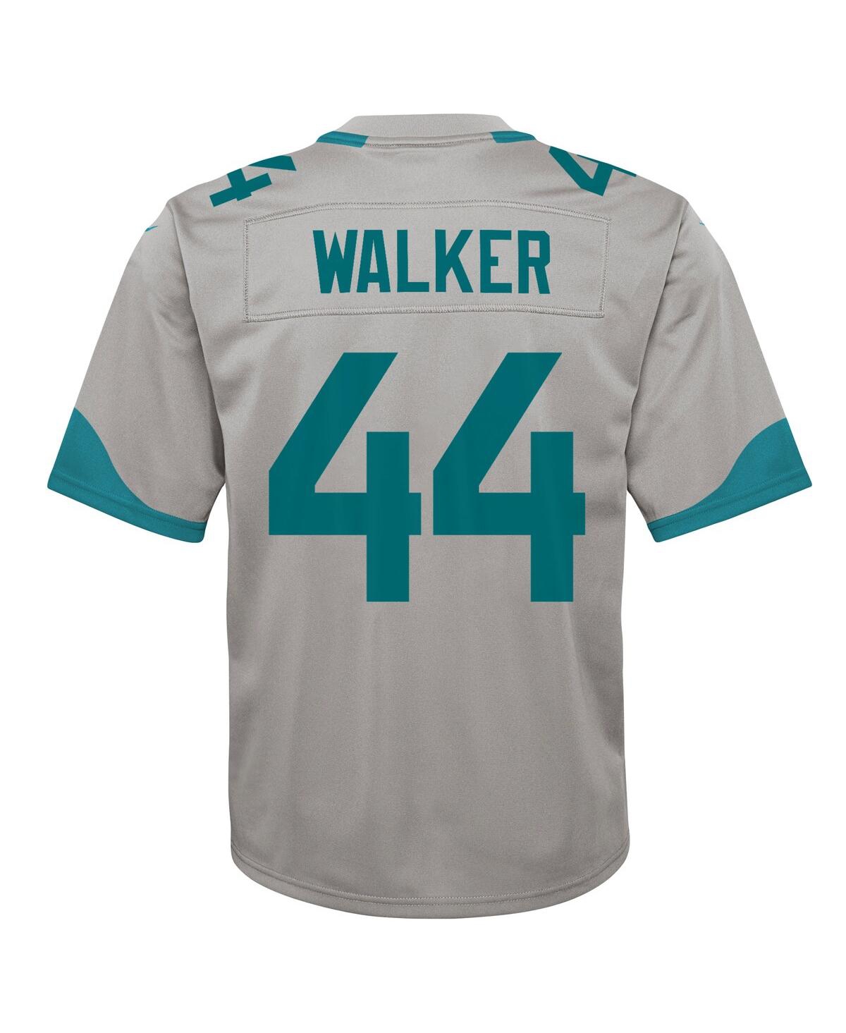 Big Boys and Girls Nike Travon WalkerJacksonville Jaguars Inverted Game Jersey - Silver
