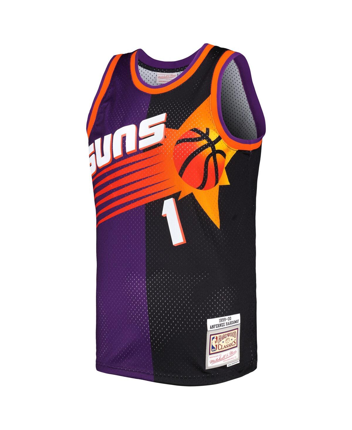 Men's Mitchell & Ness Penny Hardaway Black Phoenix Suns Hardwood Classics 1999-00 Split Swingman Jersey - Black