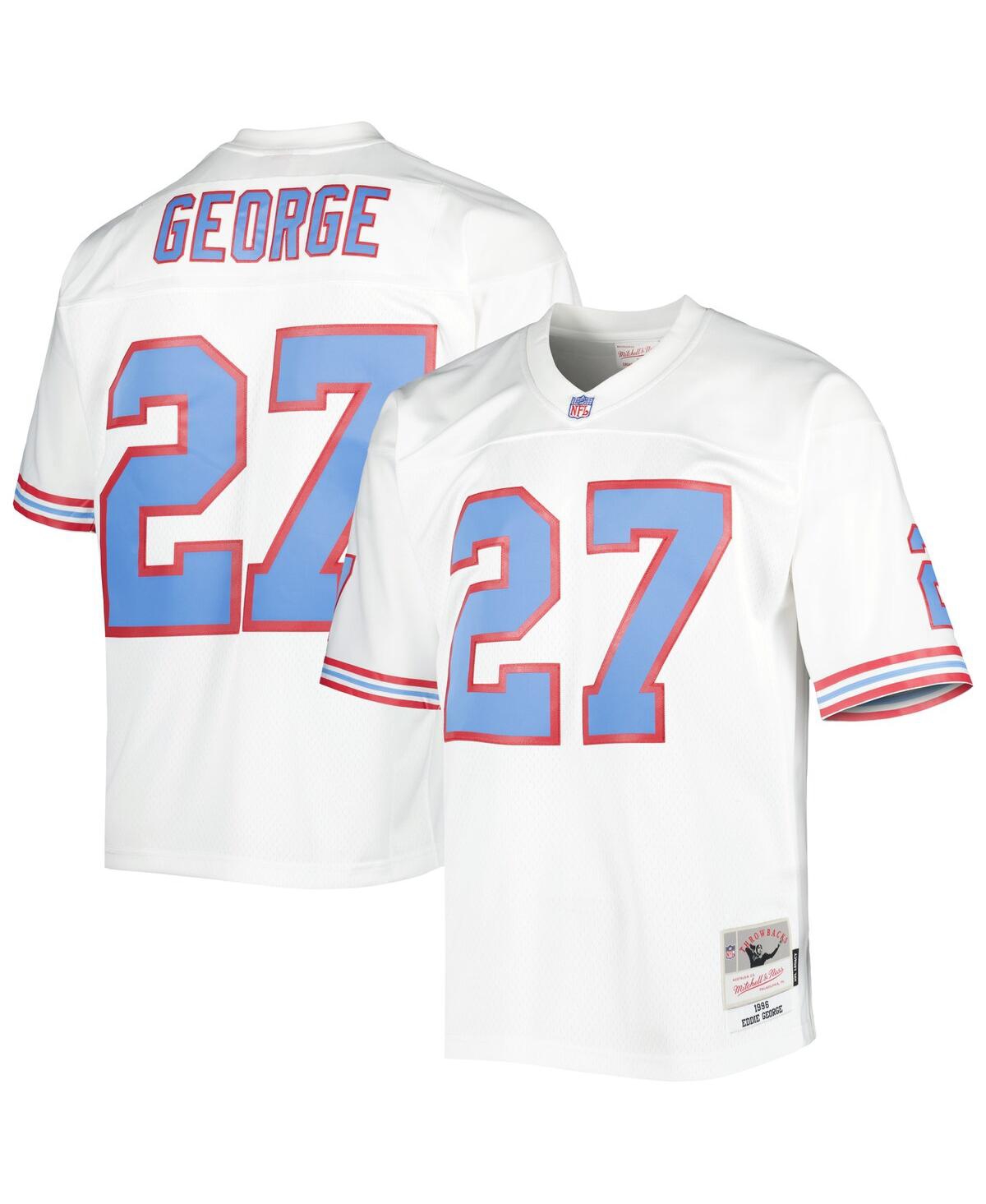 Men's Mitchell & Ness Eddie GeorgeHouston Oilers 1996 Legacy Replica Jersey - White