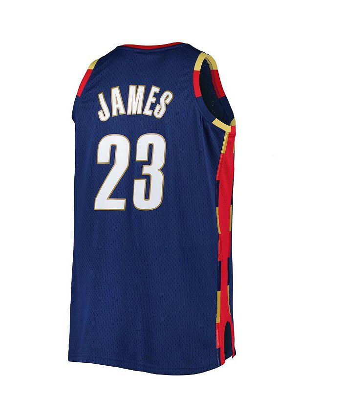 Mitchell & Ness Men's NBA Breaking Boards Sublimated Tee Lebron James Cavaliers T-Shirts