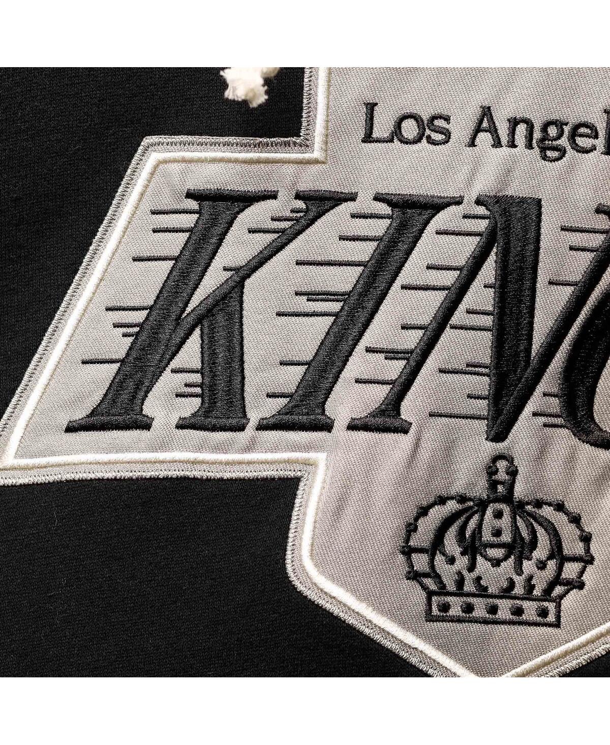 47 Brand Men's ' Wayne Gretzky Black Los Angeles Kings Retired Player Name And Number Lacer Pullover In Black