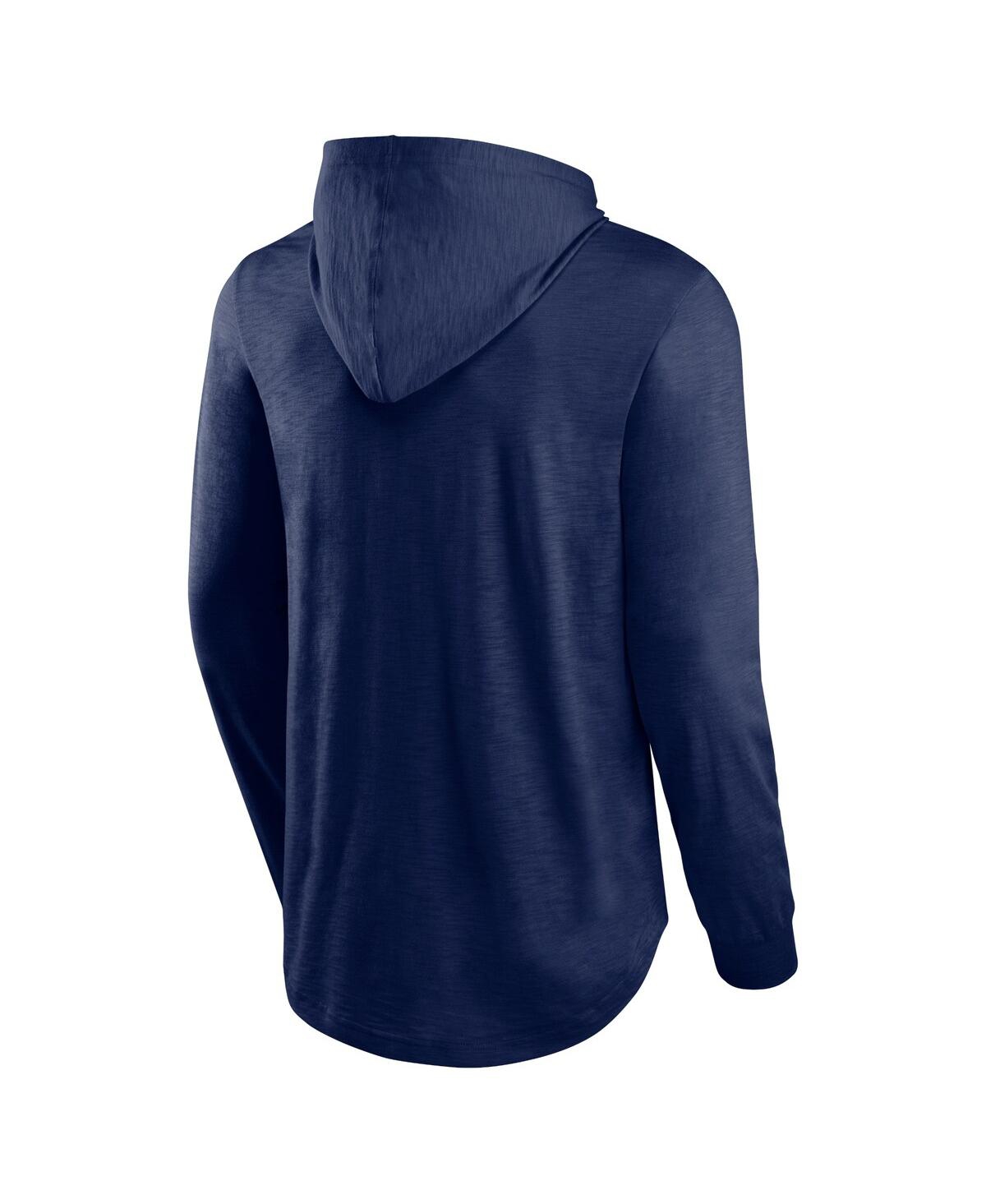 Fanatics Branded Navy New England Patriots Front Runner Pullover Hoodie In Navy
