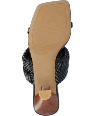 Women's Monyka Woven Double Band Dress Sandals