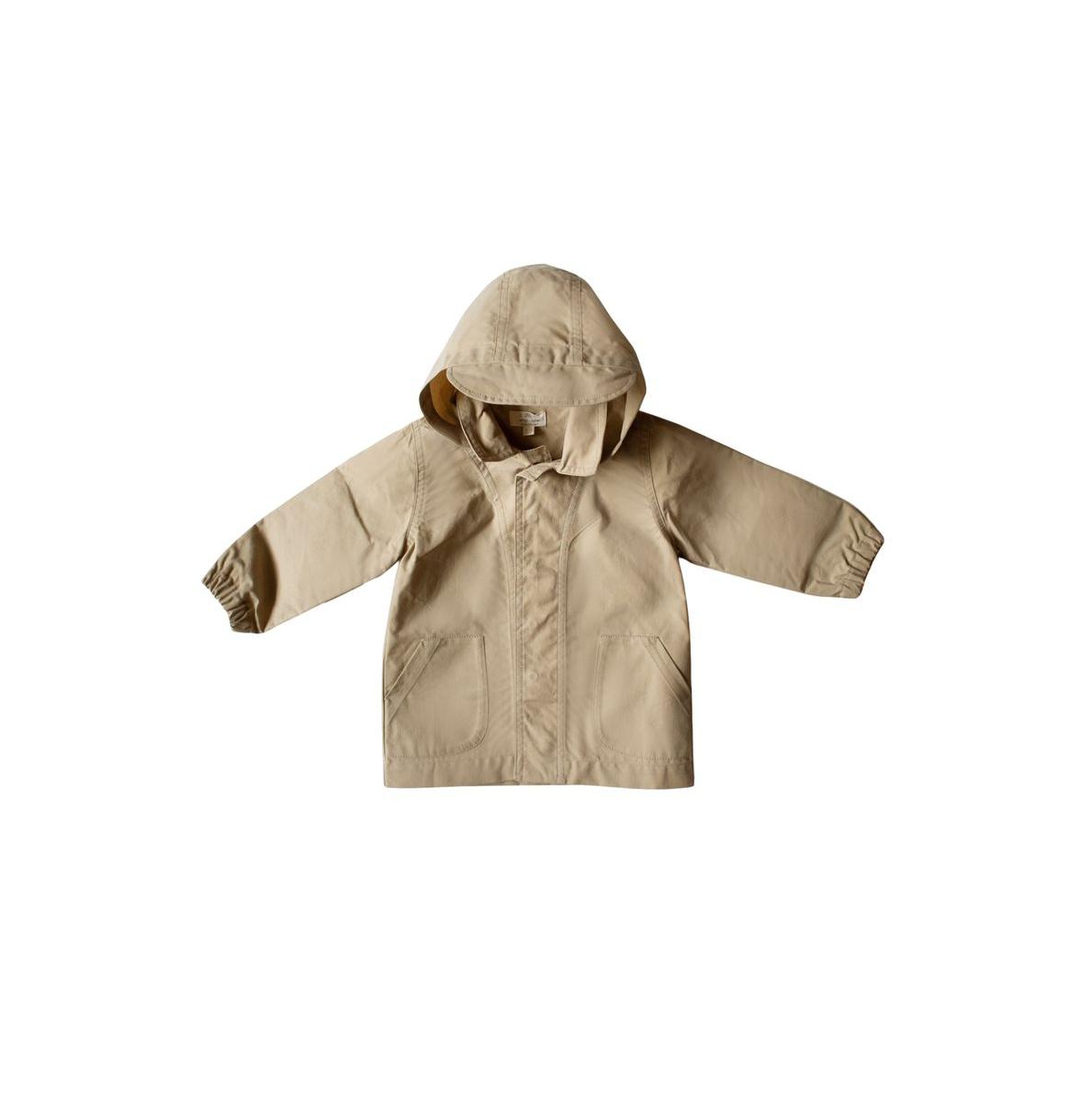 The Simple Folk Toddler Boy And Toddler Girl Organic Cotton Rain Jacket In Khaki ModeSens