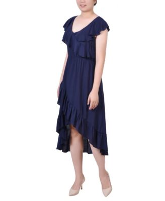 Women's Sleeveless Flounced Dress