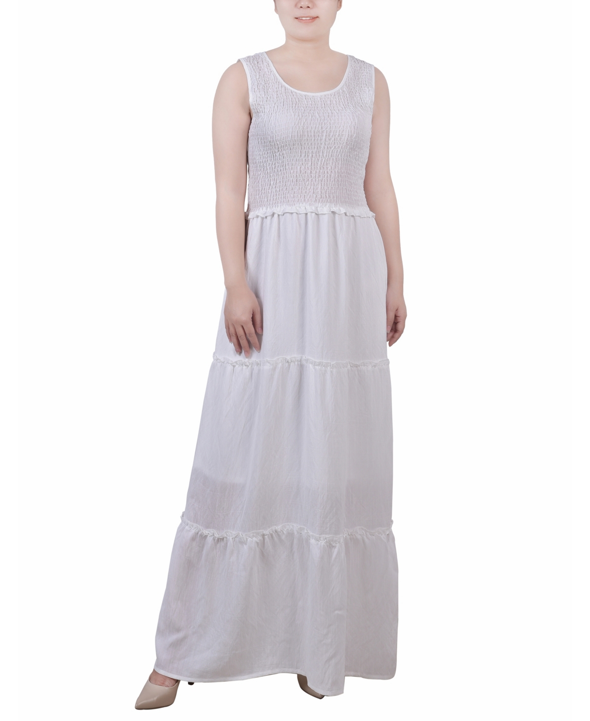 NY COLLECTION WOMEN'S SLEEVELESS MAXI DRESS 