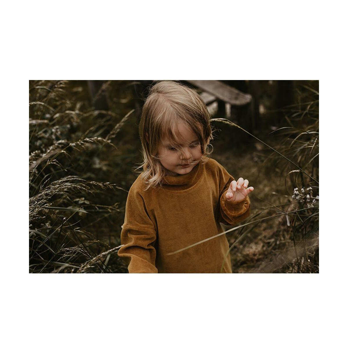 The Simple Folk Kids Organic Cotton Vintage Velvet Sweater