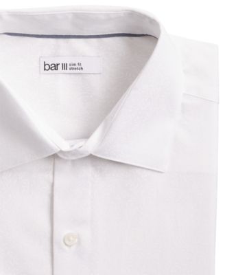 Men's Slim-Fit Vine Print Dress Shirt